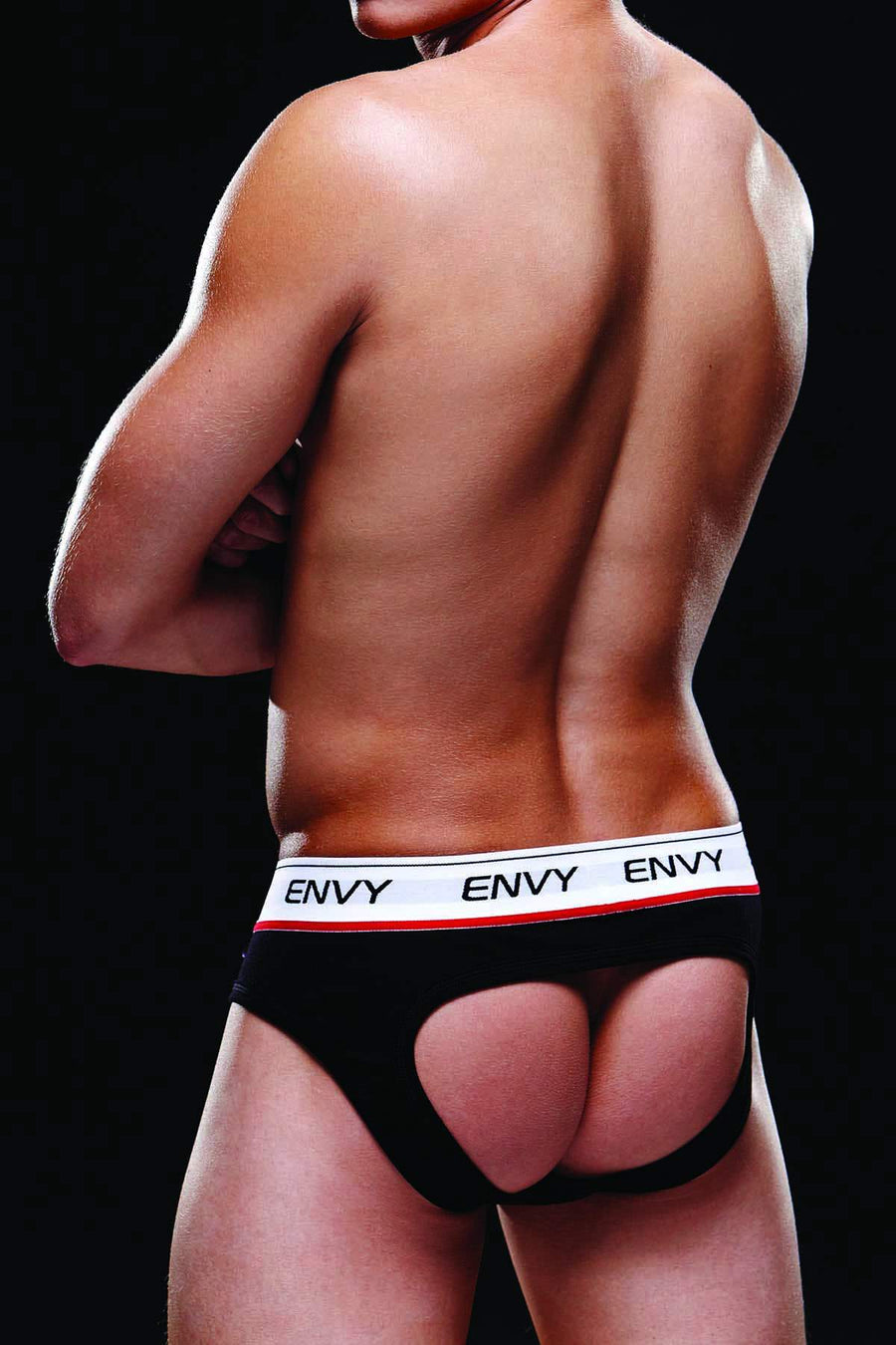 Envy Black Low Rise Jock Brief
