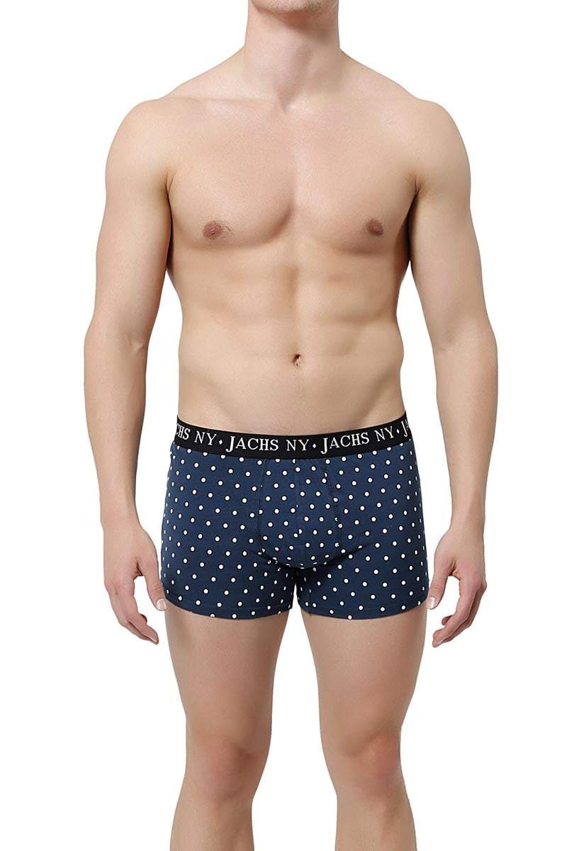 JACHS Navy Polka Dot Trunk