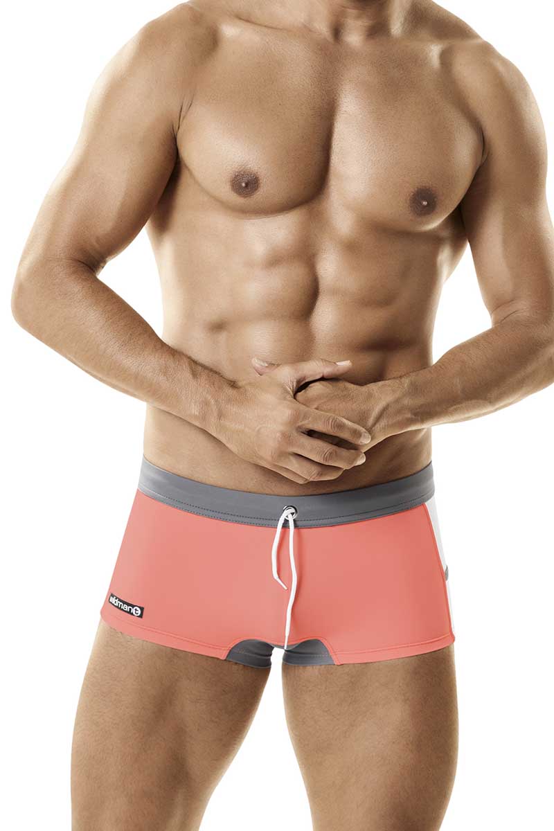 WildmanT Orange Titan Swim Square Cut Trunk