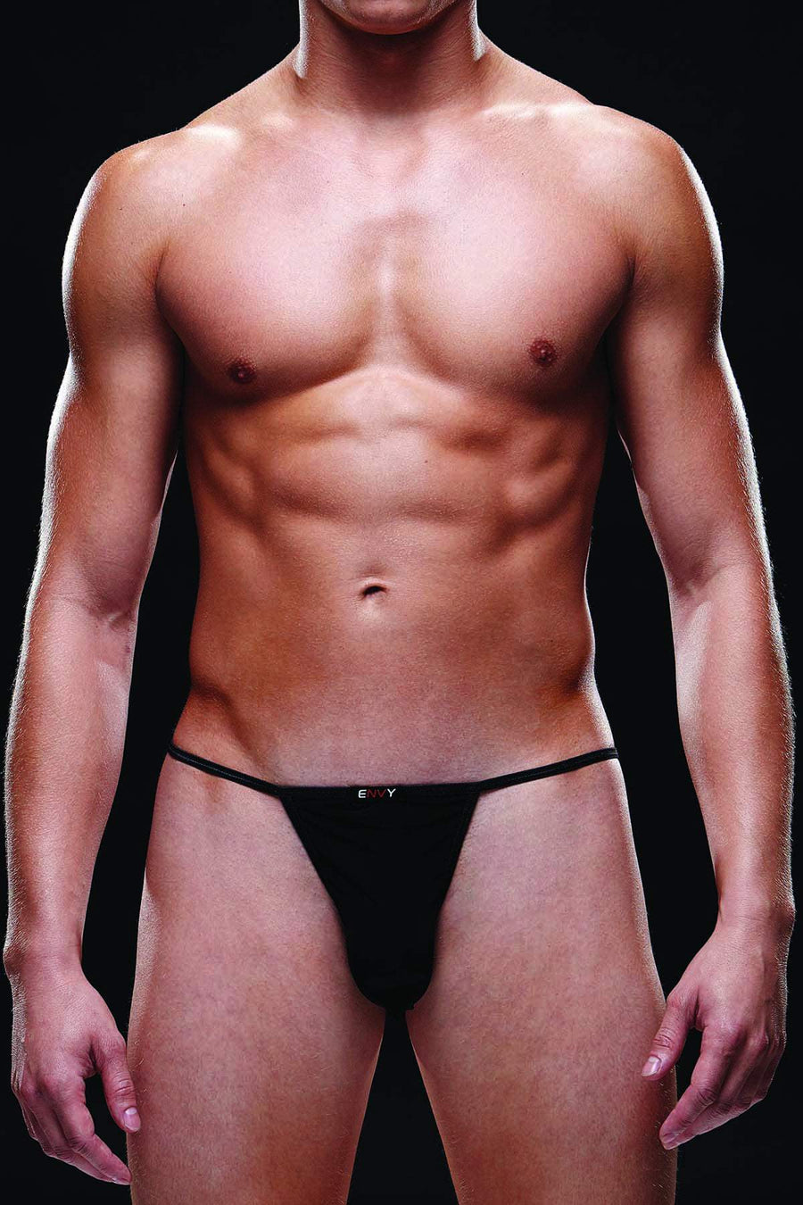 Envy Black Microfiber G-String