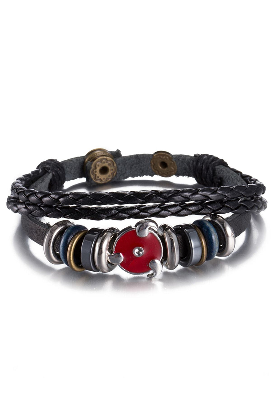 Vintage Red Eye Charm Bracelet