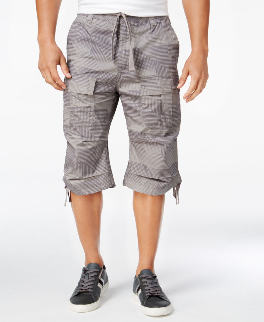 Sean John Men's Camo-Print Flight Cargo Short