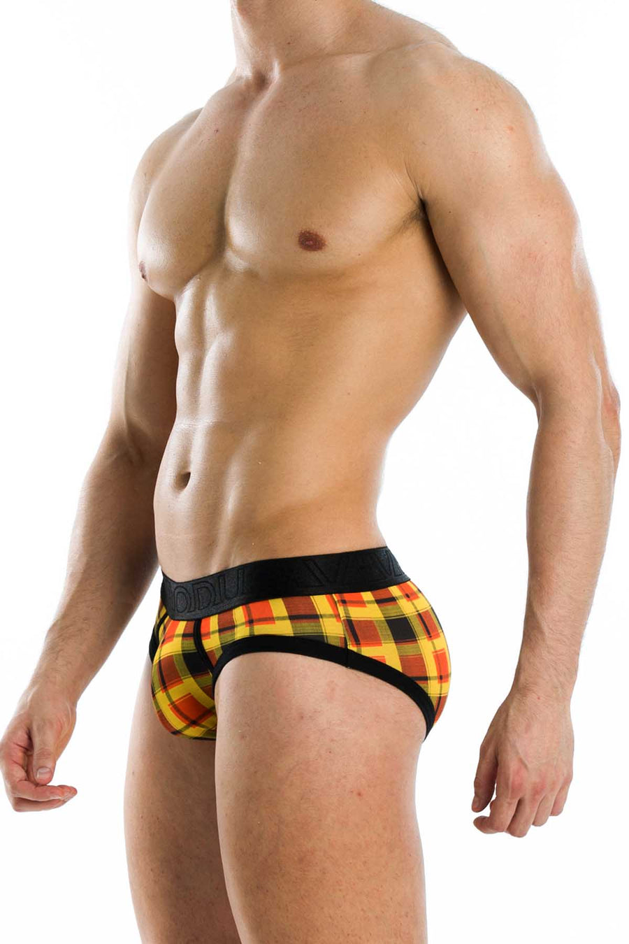 Modus Vivendi Yellow Tartan Brief