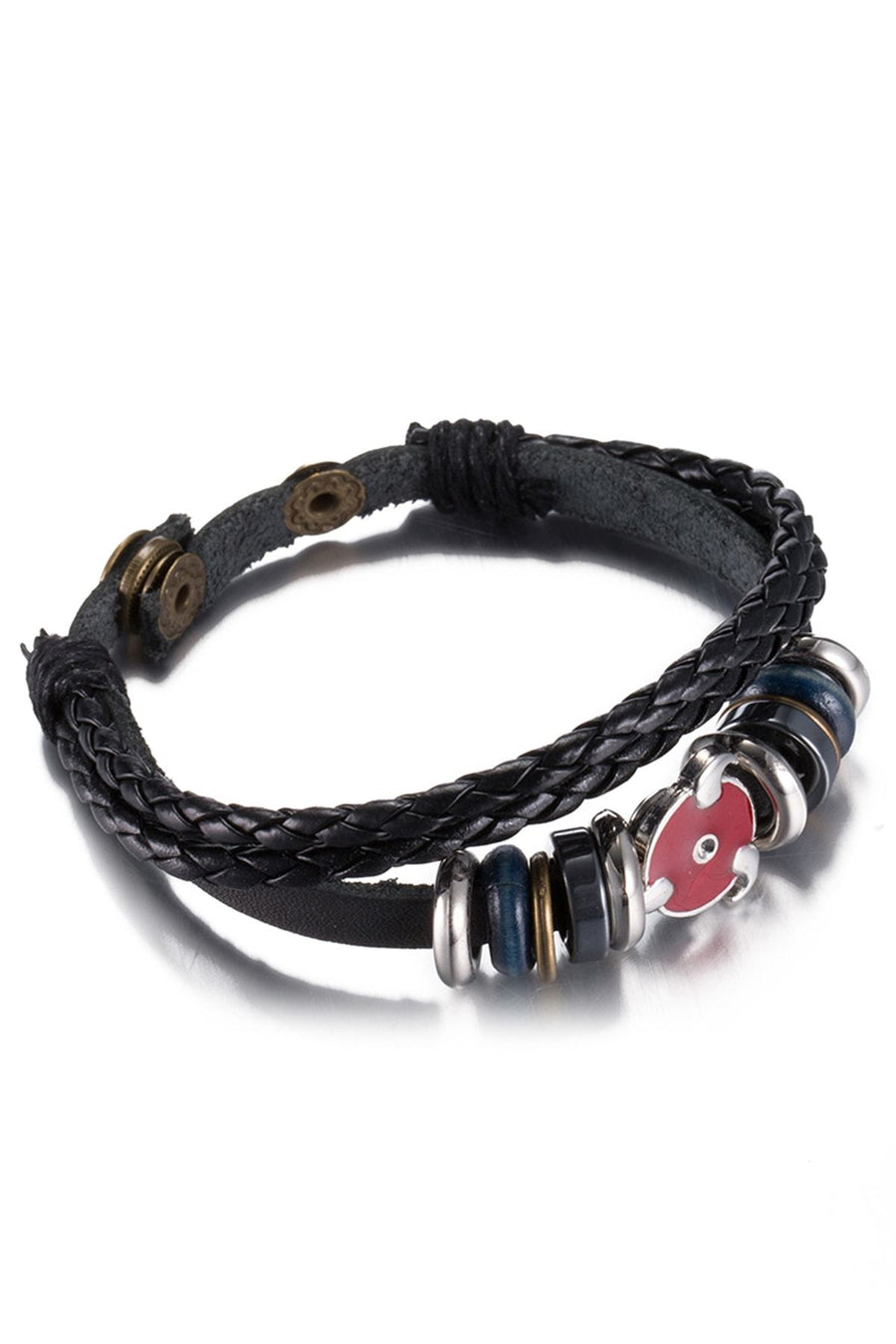 Vintage Red Eye Charm Bracelet