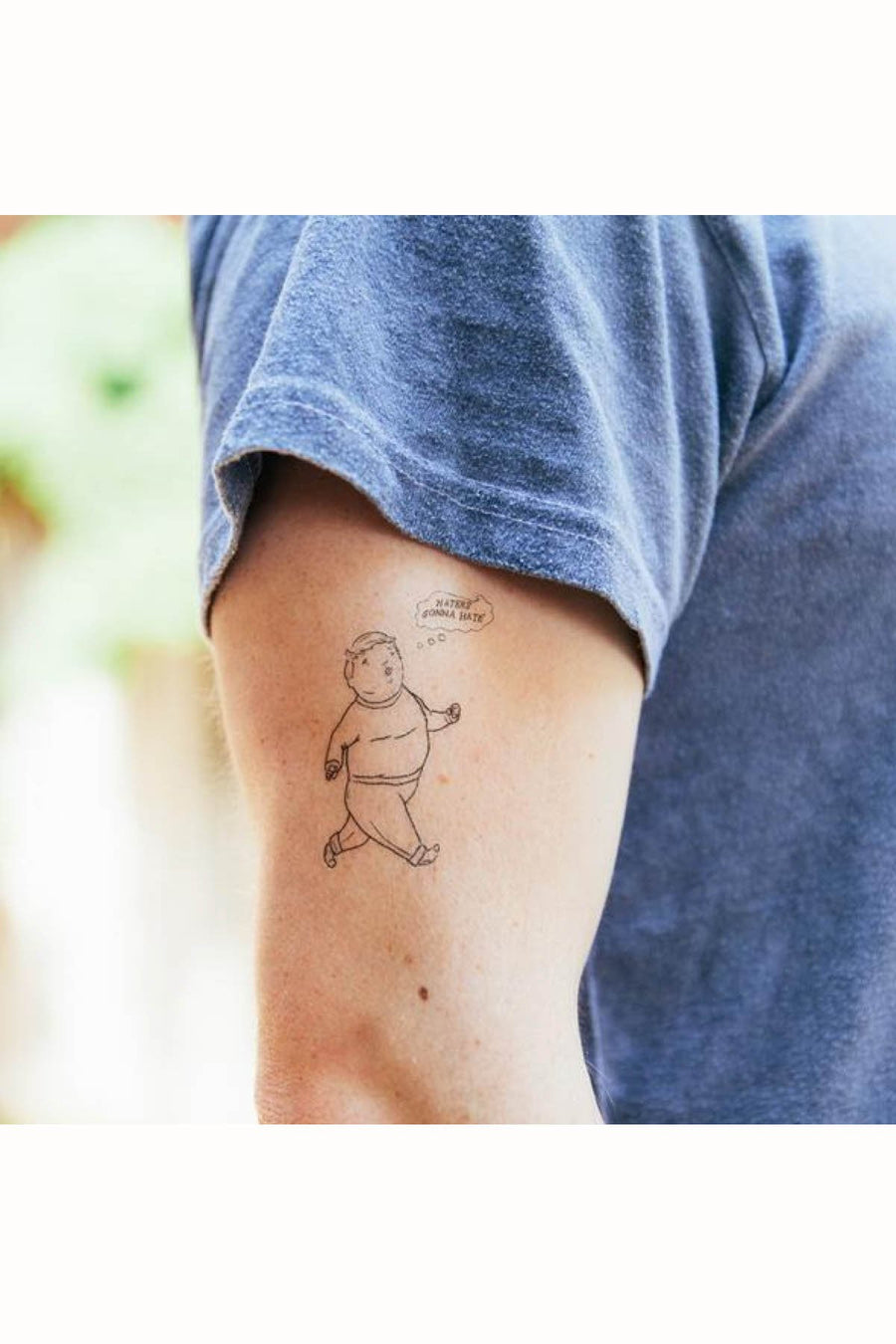 Tattly Single & Stoked Temporary Tattoo 8-Pack with Sponge