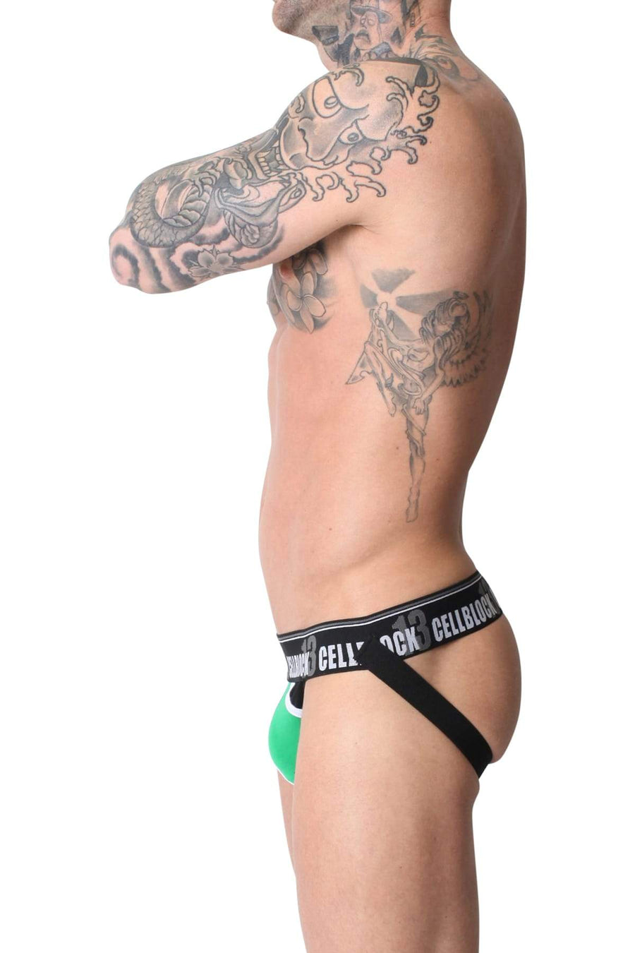 Cell Block 13 Green Dark Room Jockstrap
