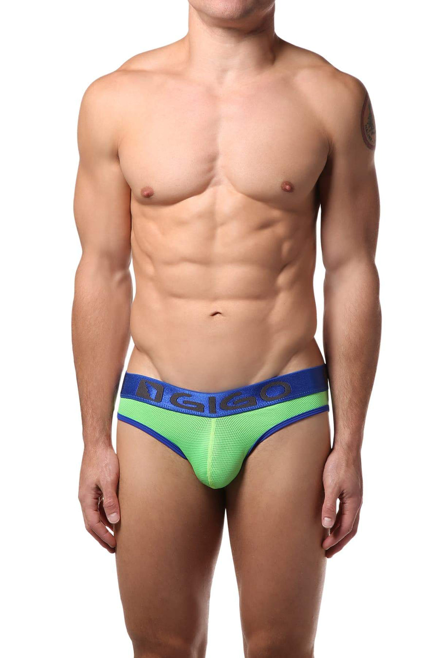 Gigo Green Sheen Jock Brief