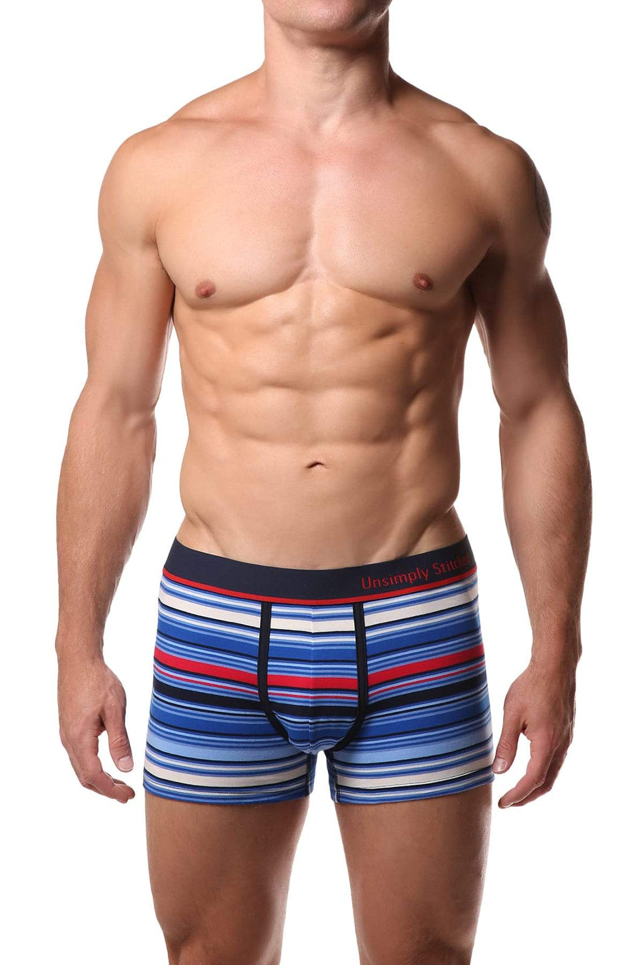 Unsimply Stitched Blue Multi Stripe Trunk