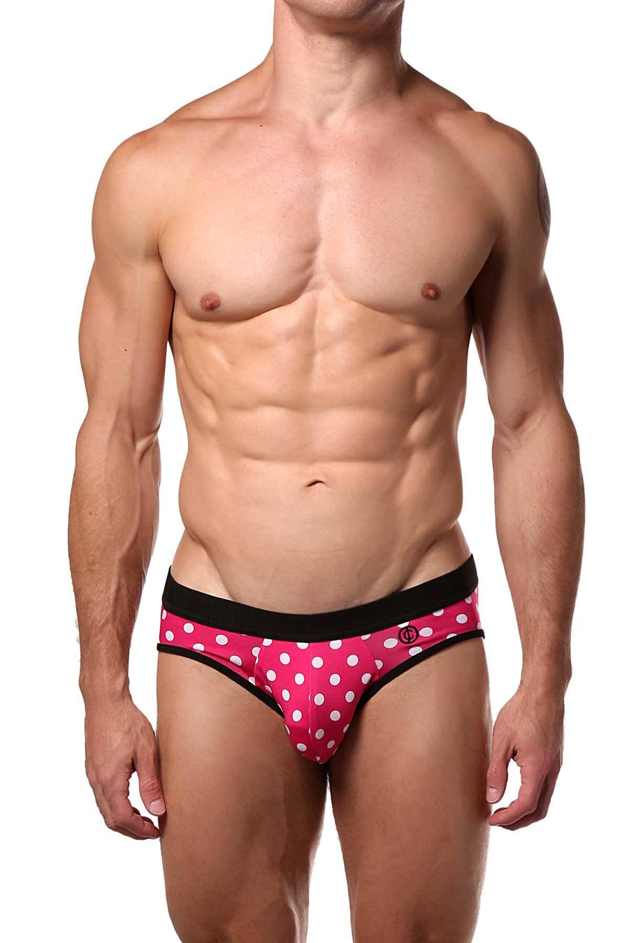 JustinCase Magenta Polka Brief