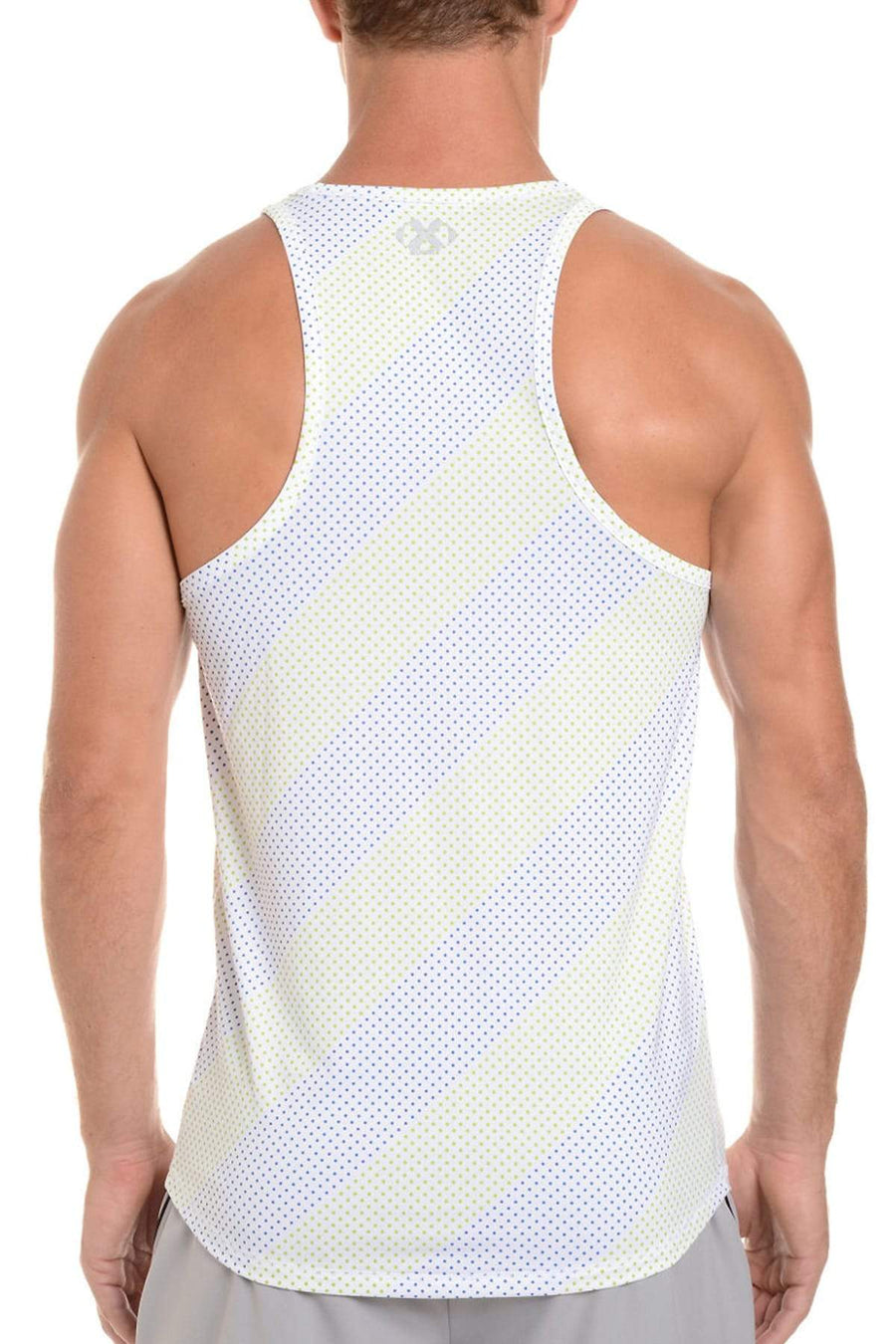 2(X)IST Blue & Green Dot Print Tank
