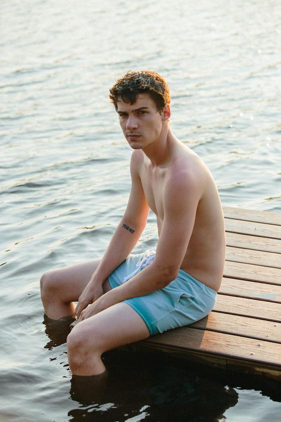 Rxmance Unisex Aqua Blue Track Short