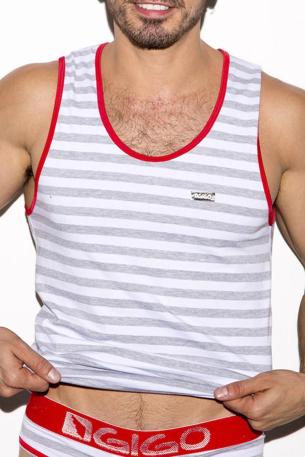 Gigo Grey Sailor Tank Top