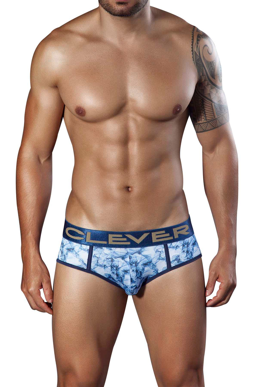 Clever Blue Ice Piping Brief