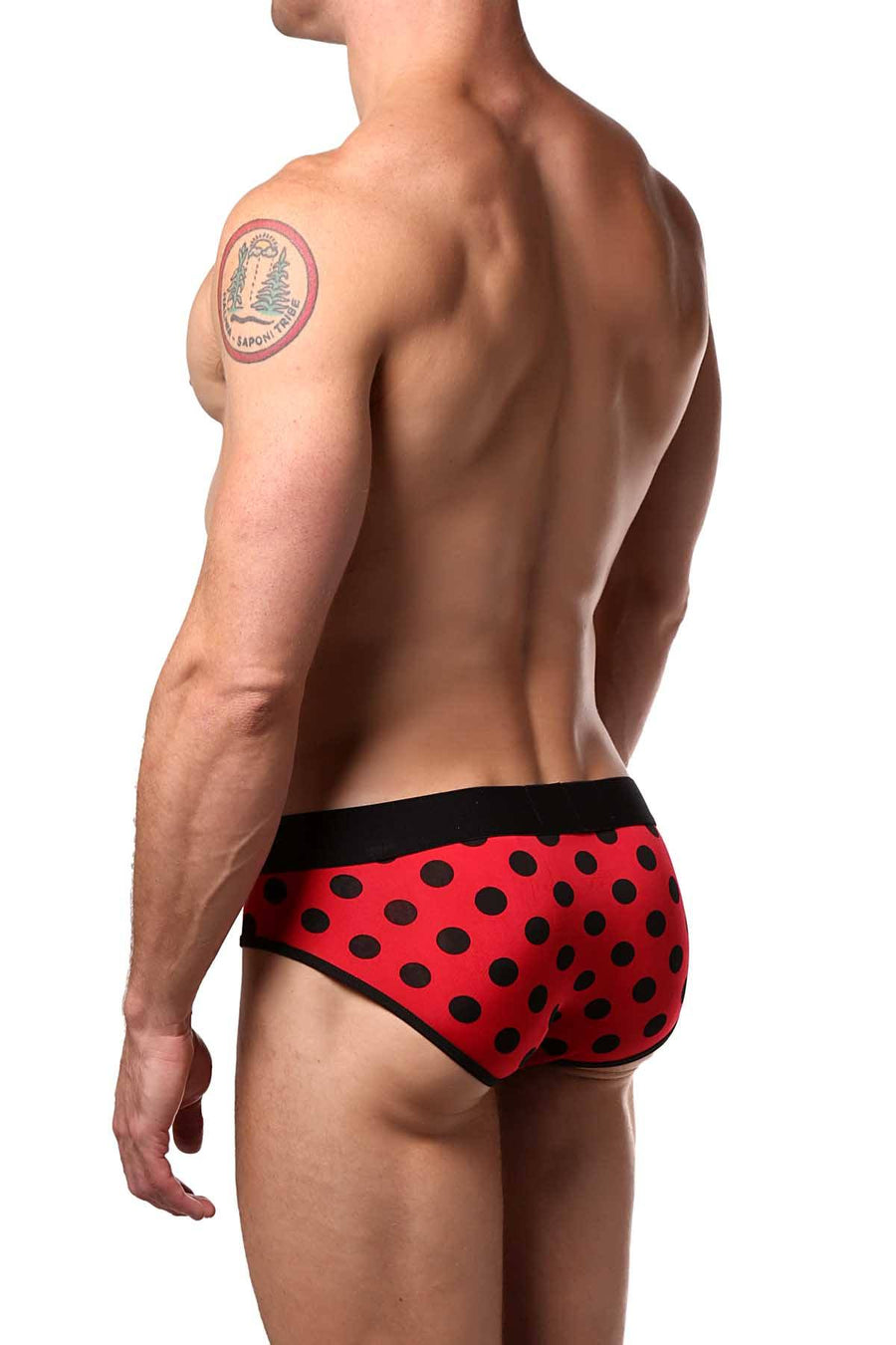 JustinCase Red Polka Brief