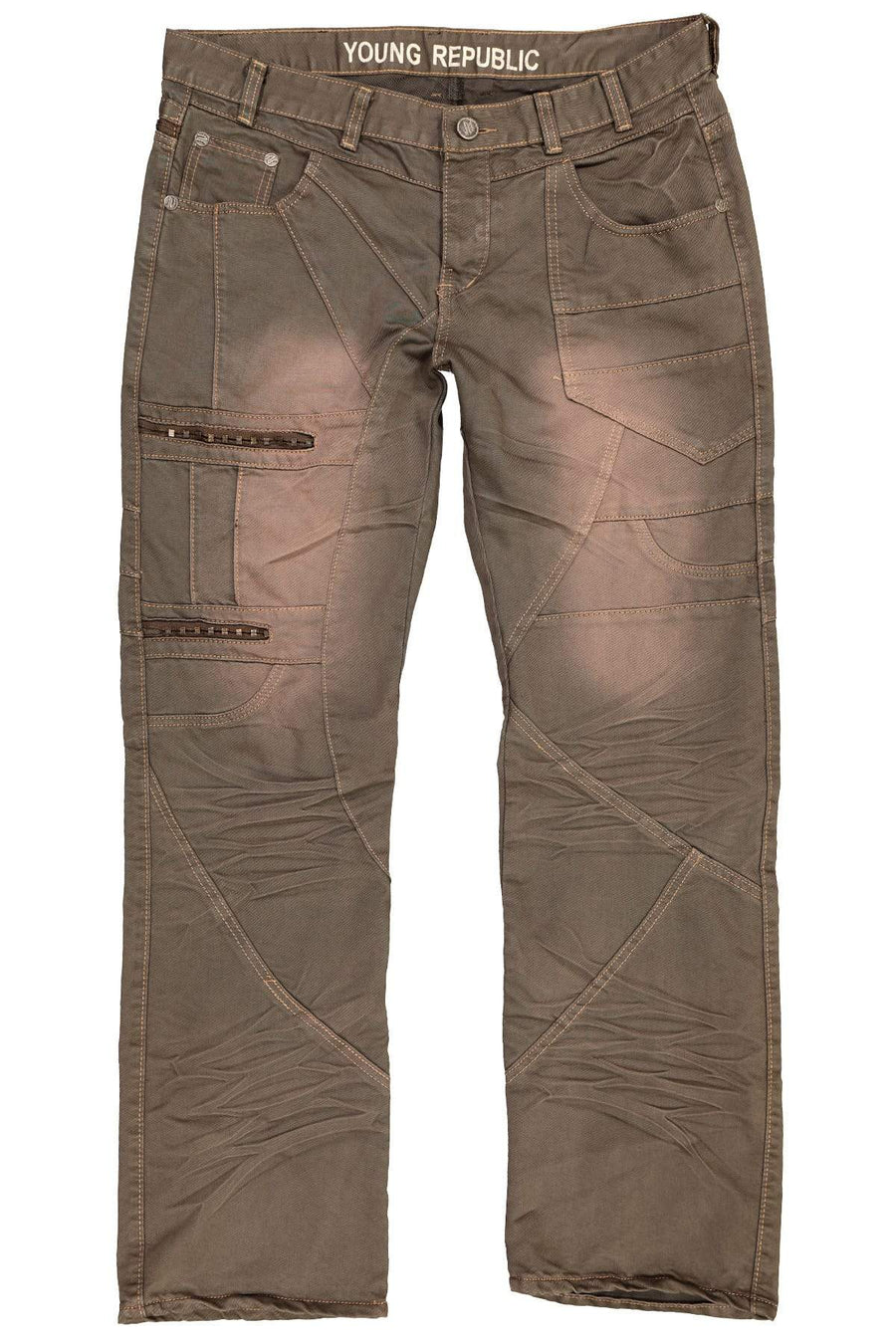Young Republic Russet Brown Bobby Biker Jean