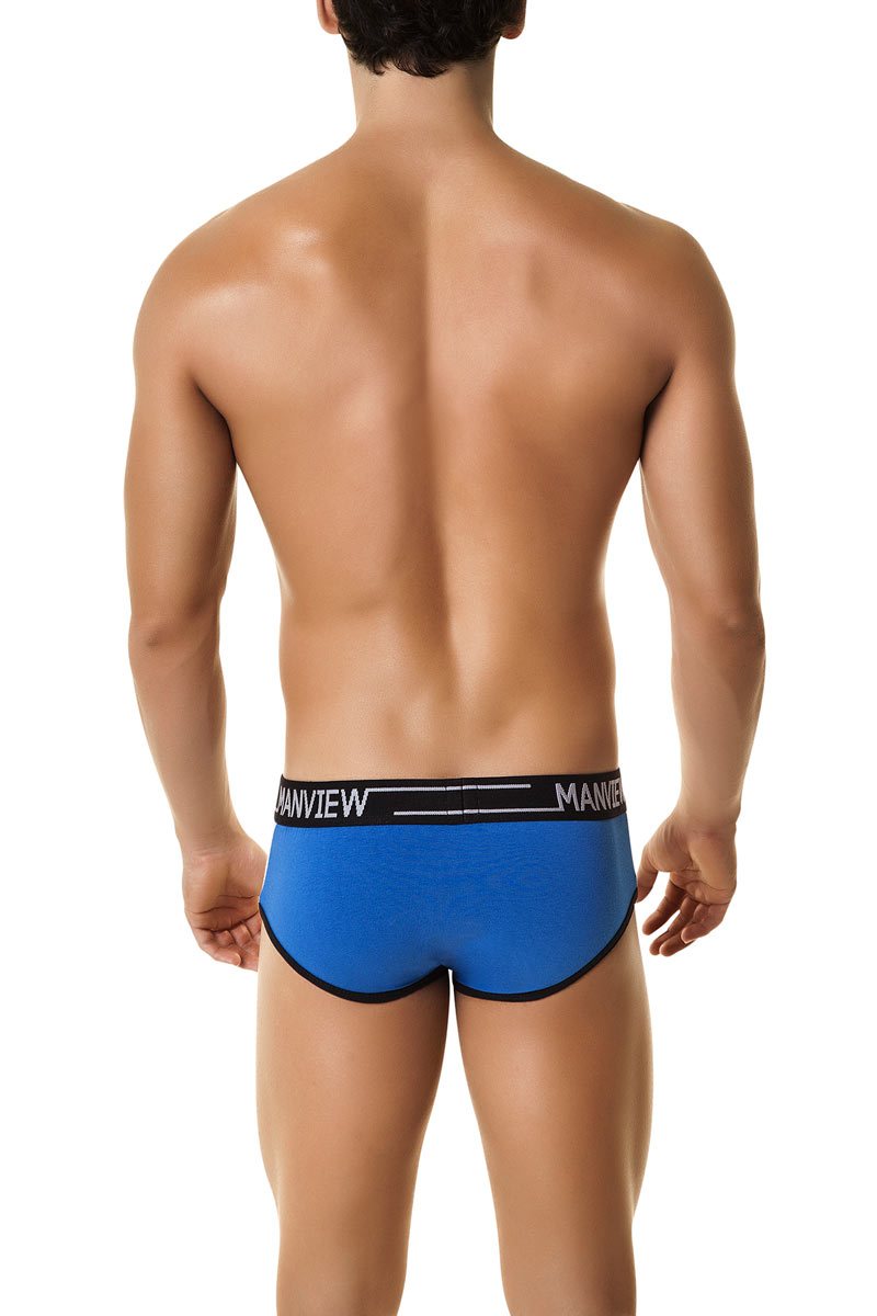 Manview Blue & White Campus Class Brief