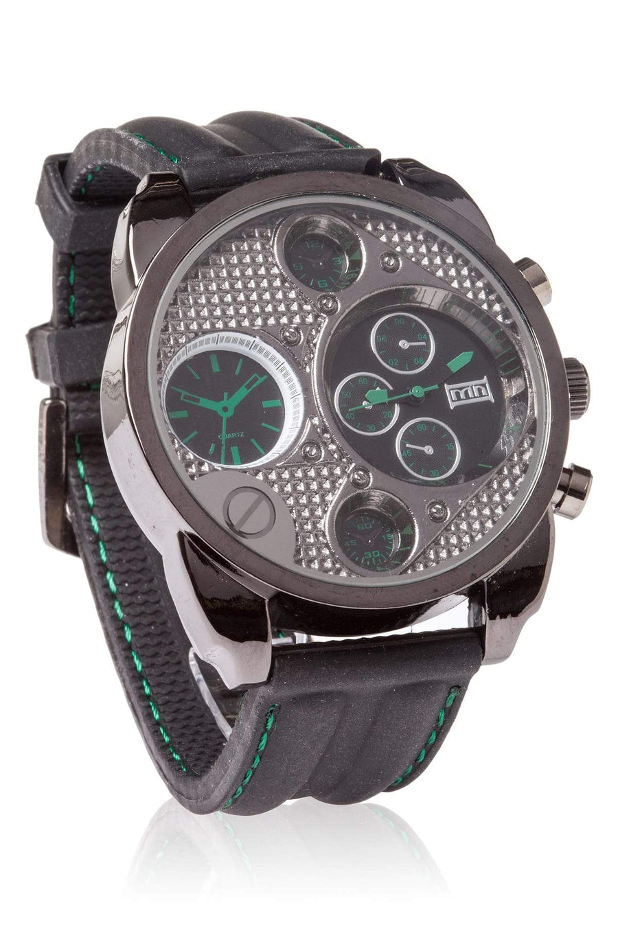 Mark Naimer Black & Green Watch