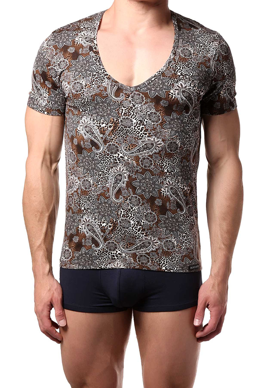 Doreanse Tropical-Dream Deep V-Neck Tee