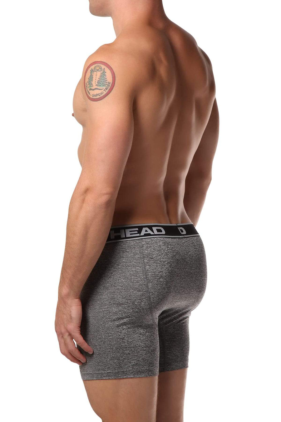 Head Light Grey Marl Boxer Brief