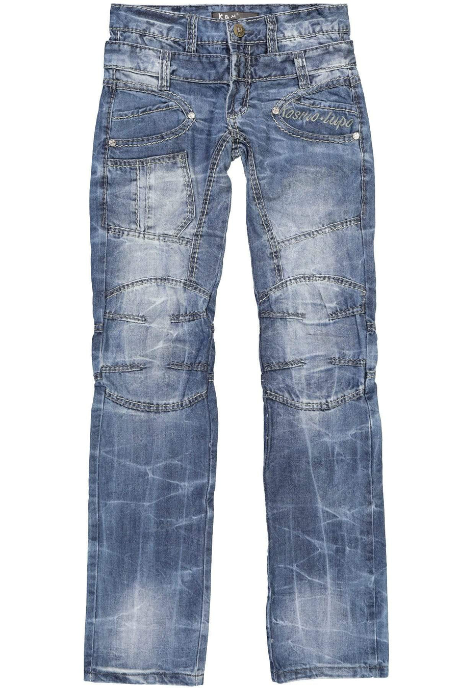 Kosmo Lupo Jeans Blue Double Waist Jean