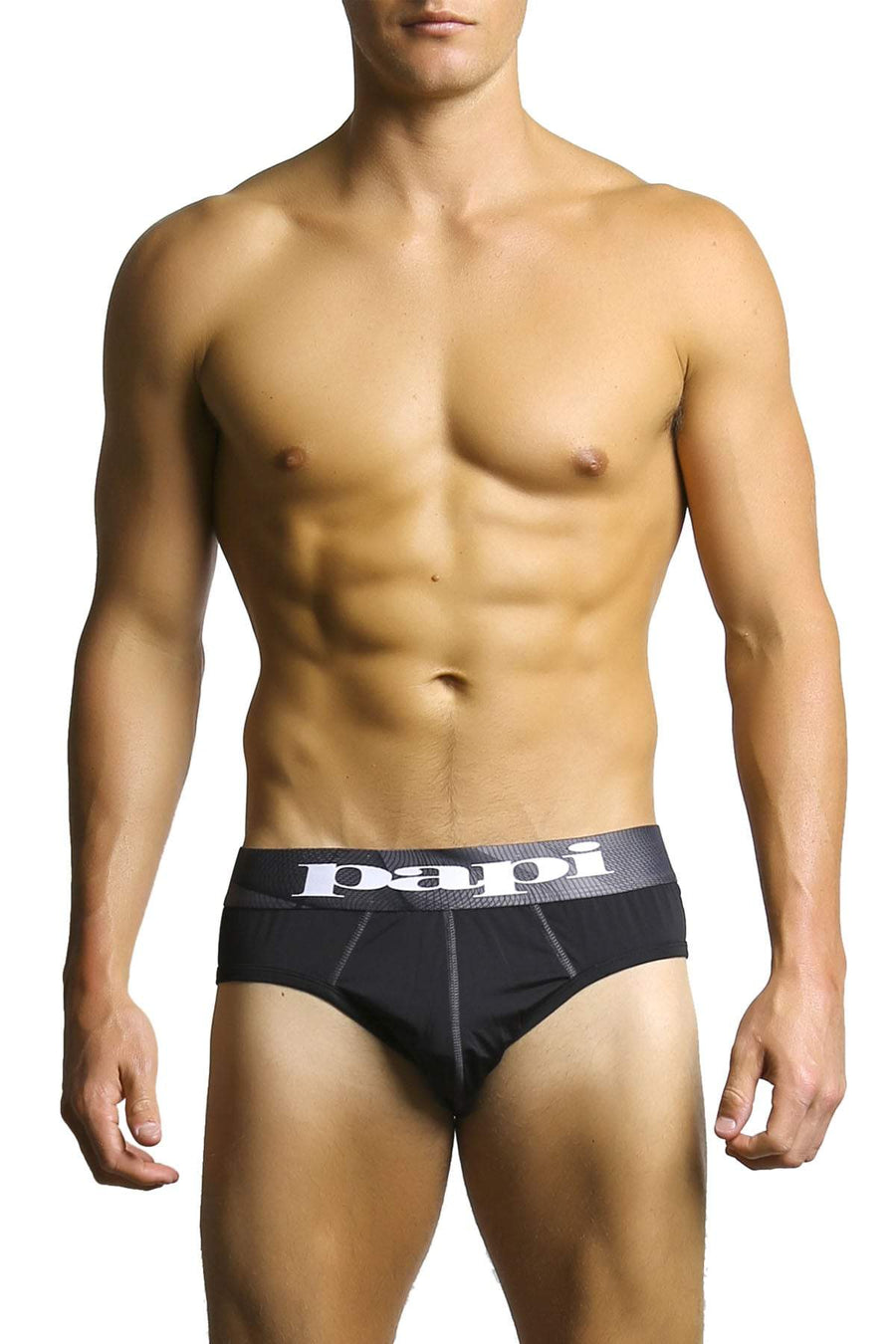 2-Pack Papi Black & Grey Microfusion Performance Brief