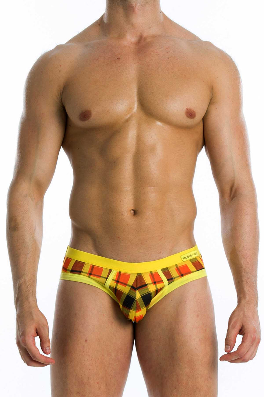 Modus Vivendi Yellow Tartan Mini-Brief