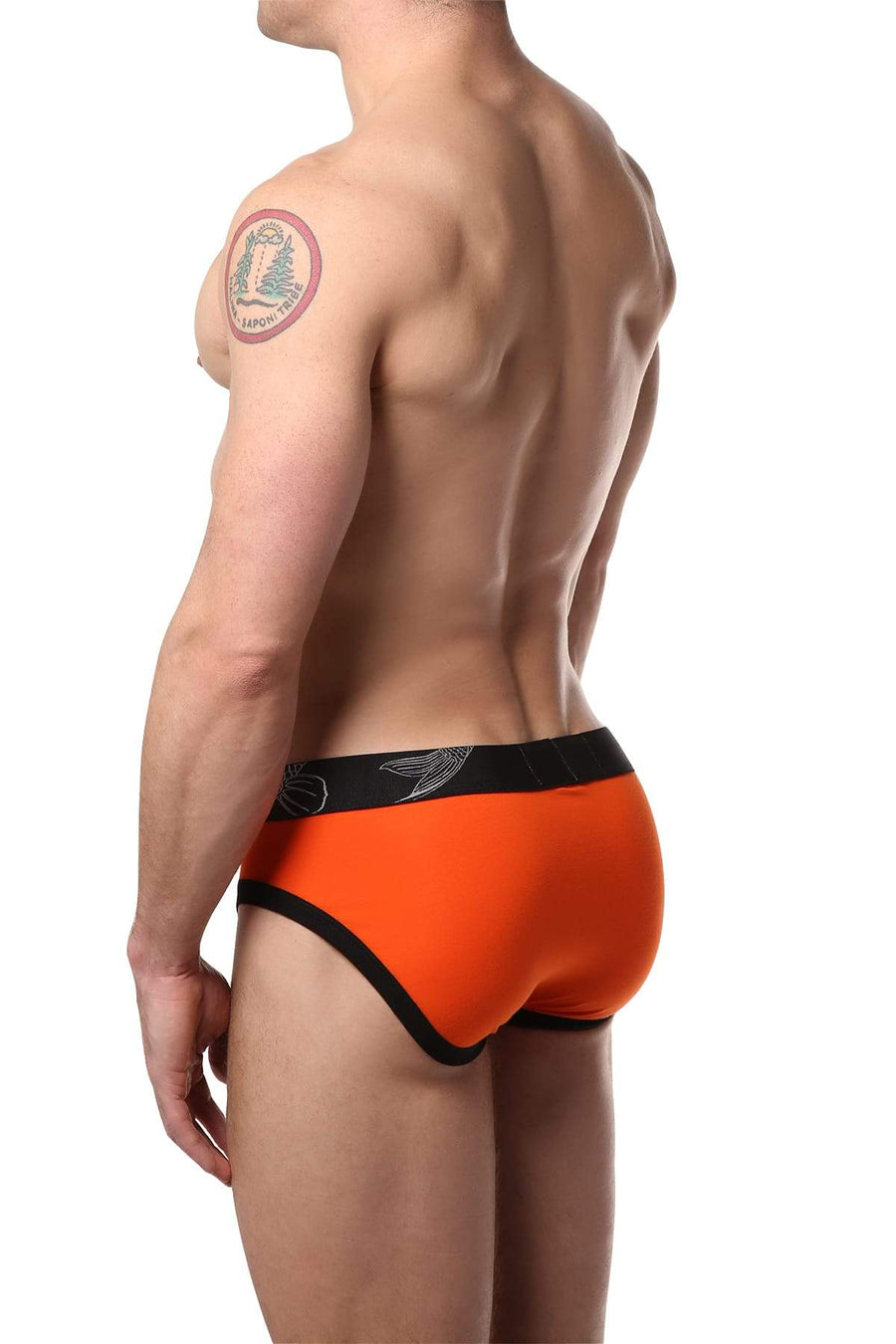Alexander Cobb Orange & Black Slip Brief