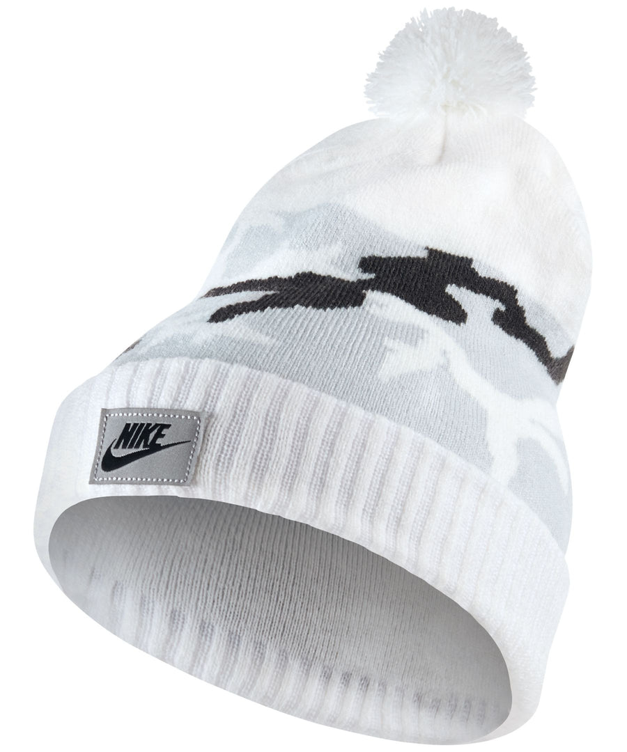 Nike Adult Camo Pom Beanie Hat One Size
