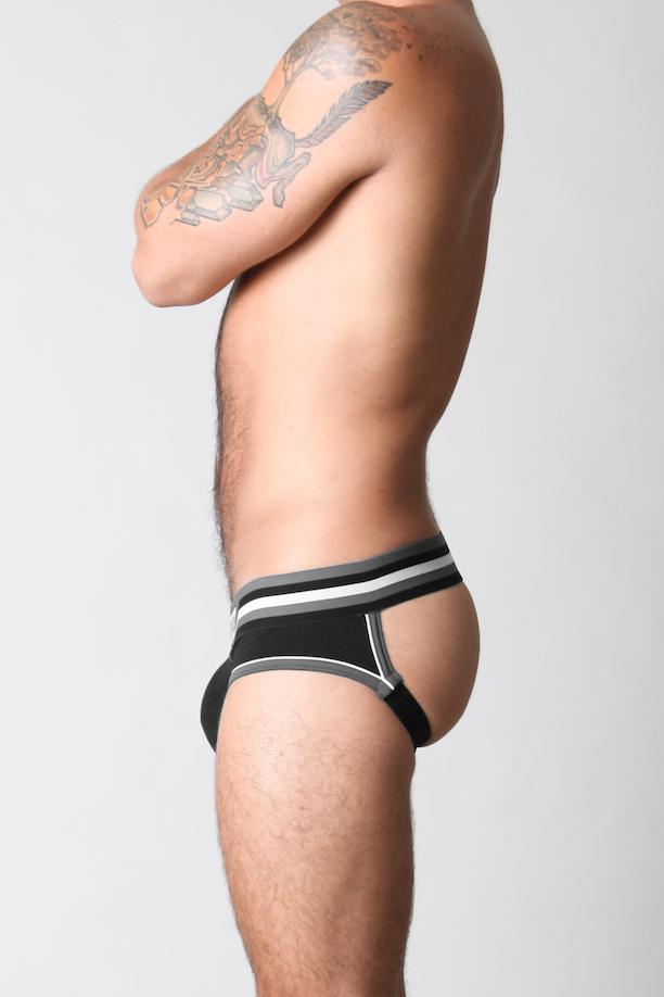 Cellblock 13 Grey Interceptor Slingback Jockstrap