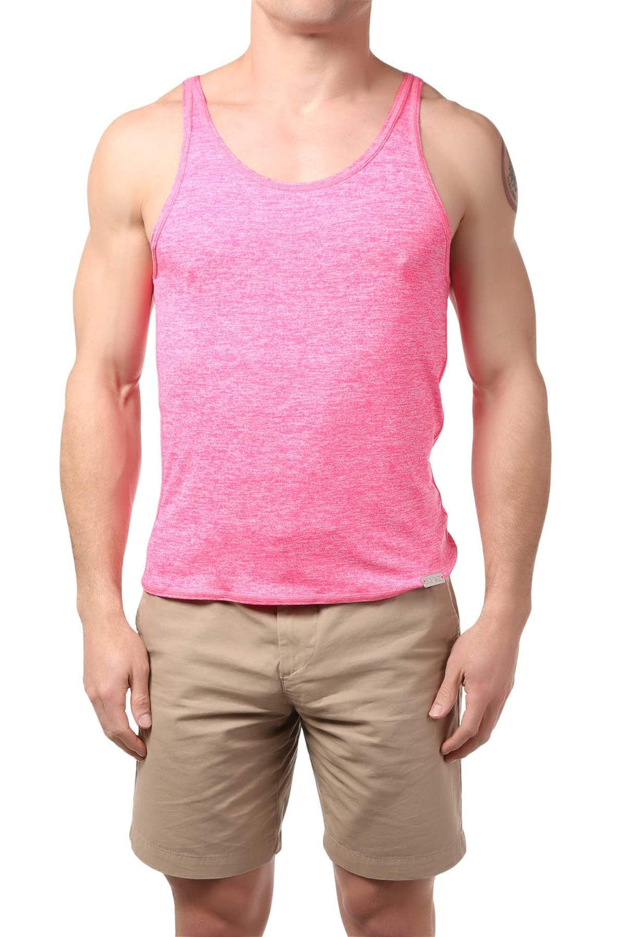 Gigo Pink Fitness Tank Top