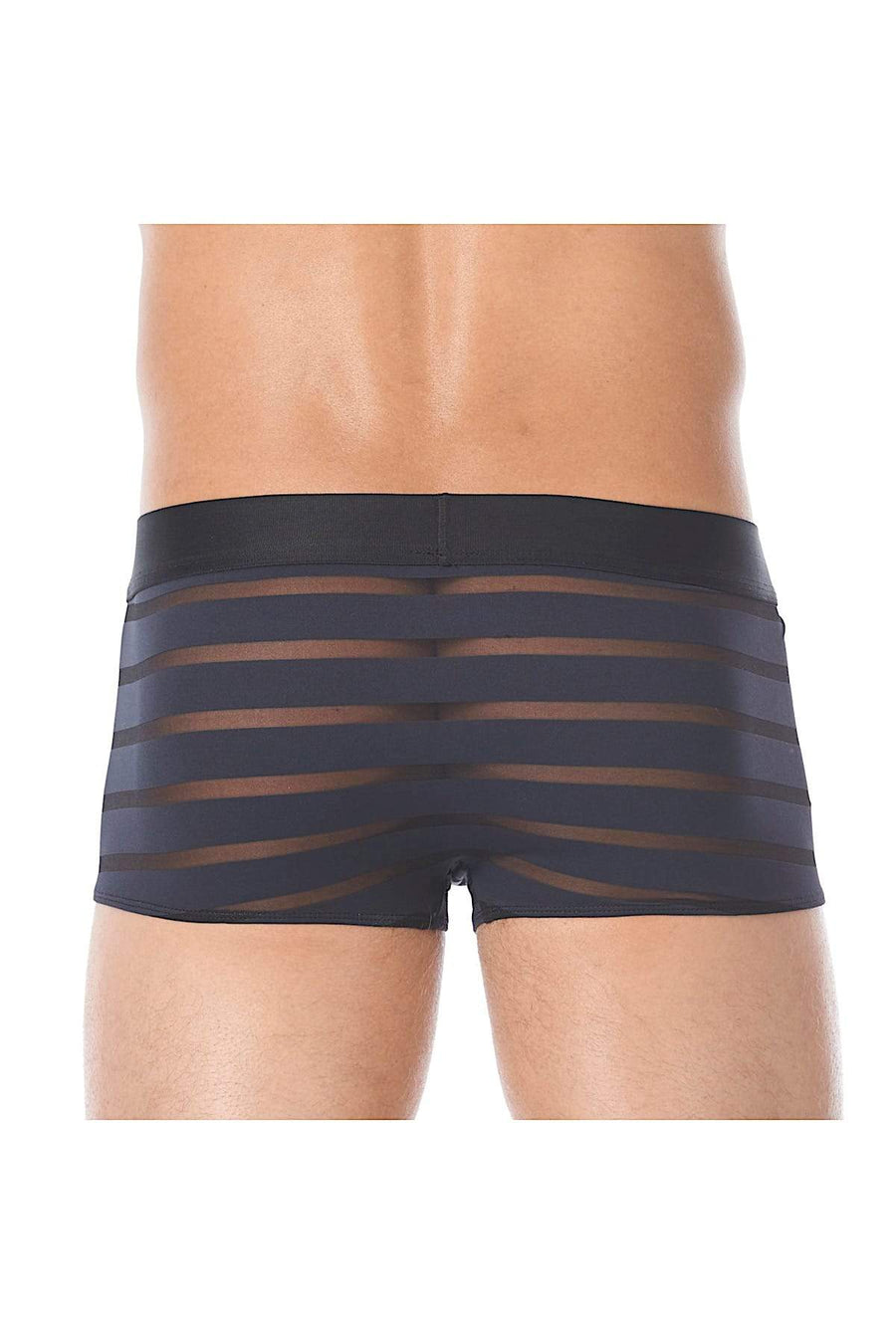 Gregg Homme Black Mesh Encore Waistband Boxer Brief