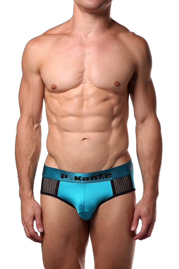 Pikante Teal-Blue Rock-Solid Brief