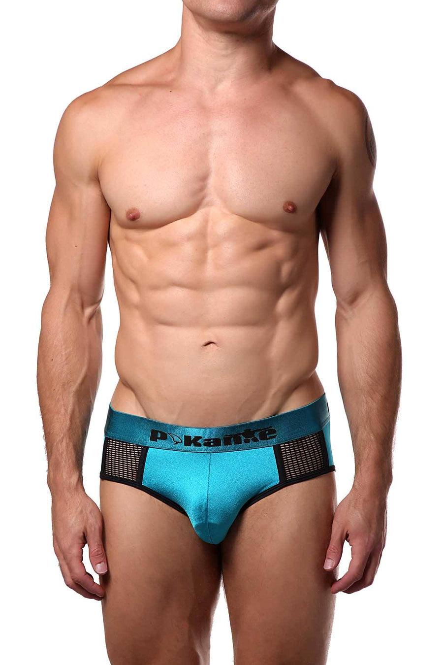 Pikante Teal-Blue Rock-Solid Brief