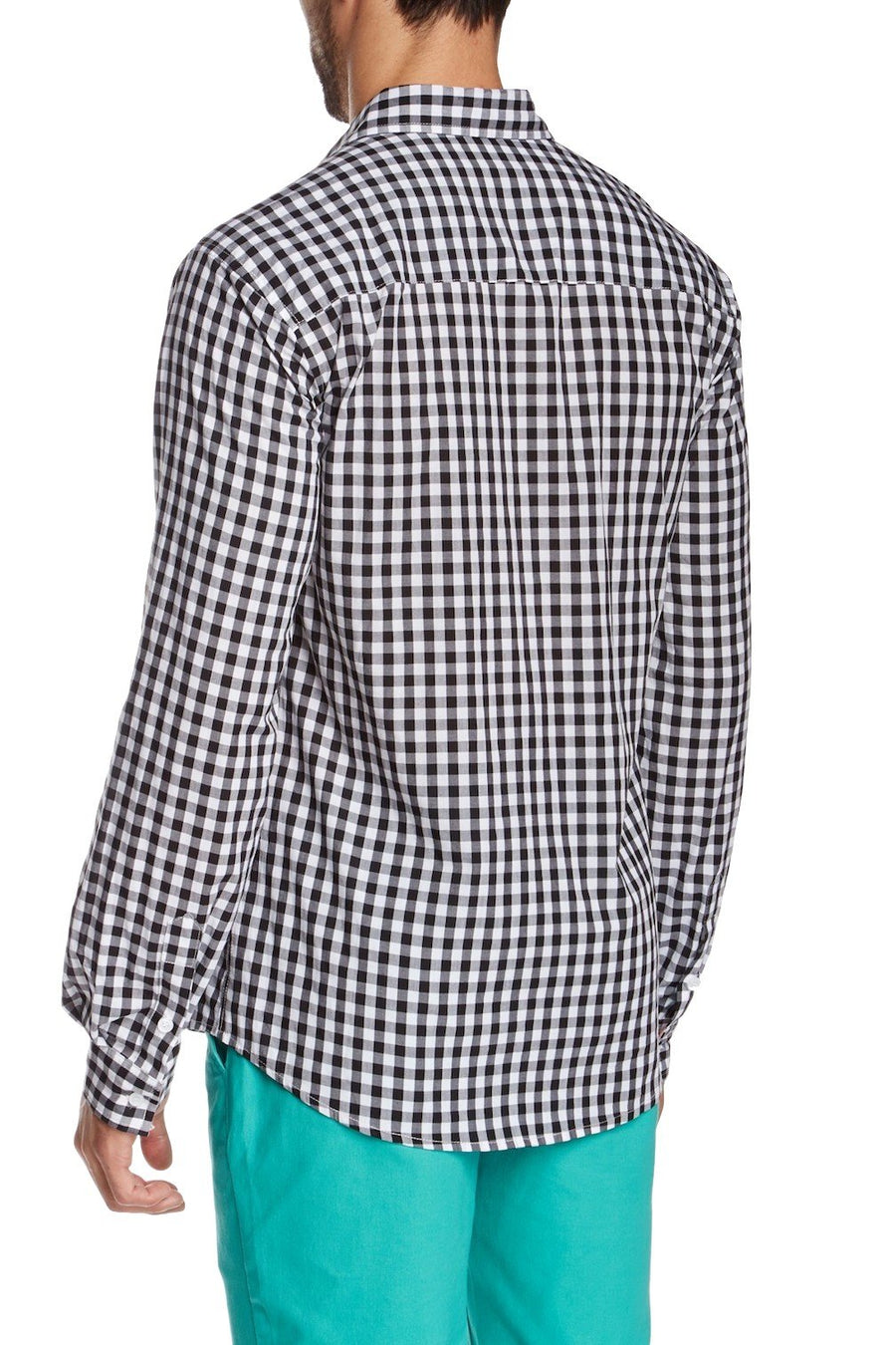 Filthy Etiquette Black & White Jagger Button-Up