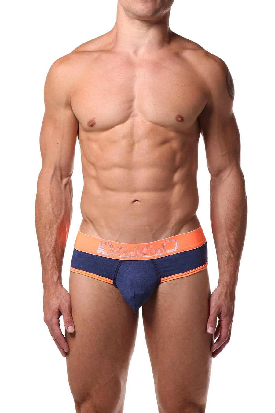 Gigo Rough Blue Brief Thong