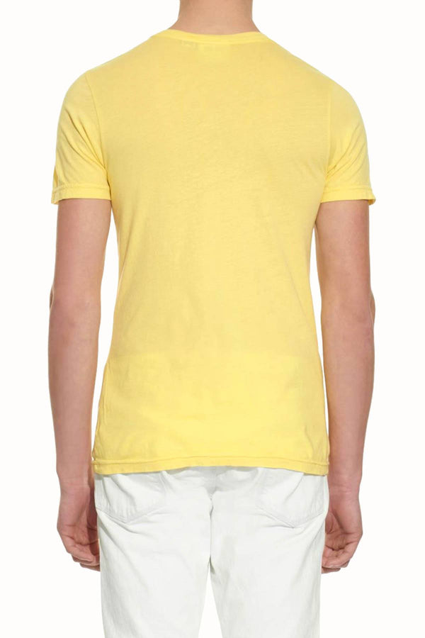 Rxmance Unisex Yellow Circle Ten Crew Tee