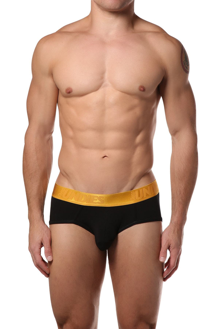 CheapUndies Black Metallic Brief