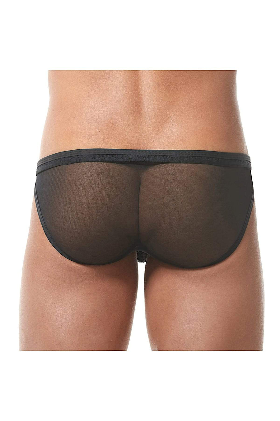 Gregg Homme Black Lust Mesh Velvet Brief
