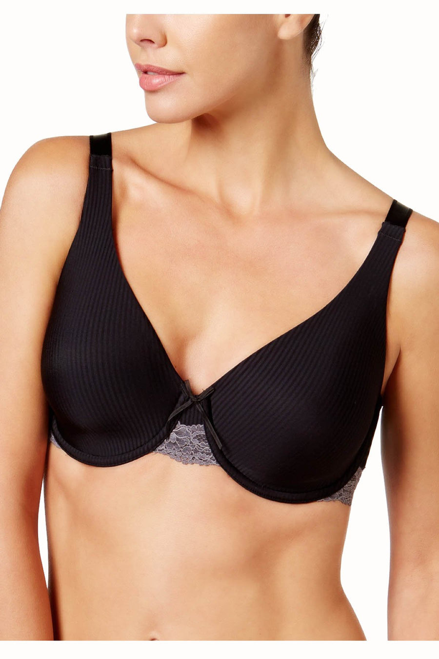 Vanity Fair Ey Midnight/Black-Steel Exquisitely-You Breathable Full-Figure Underwire Bra