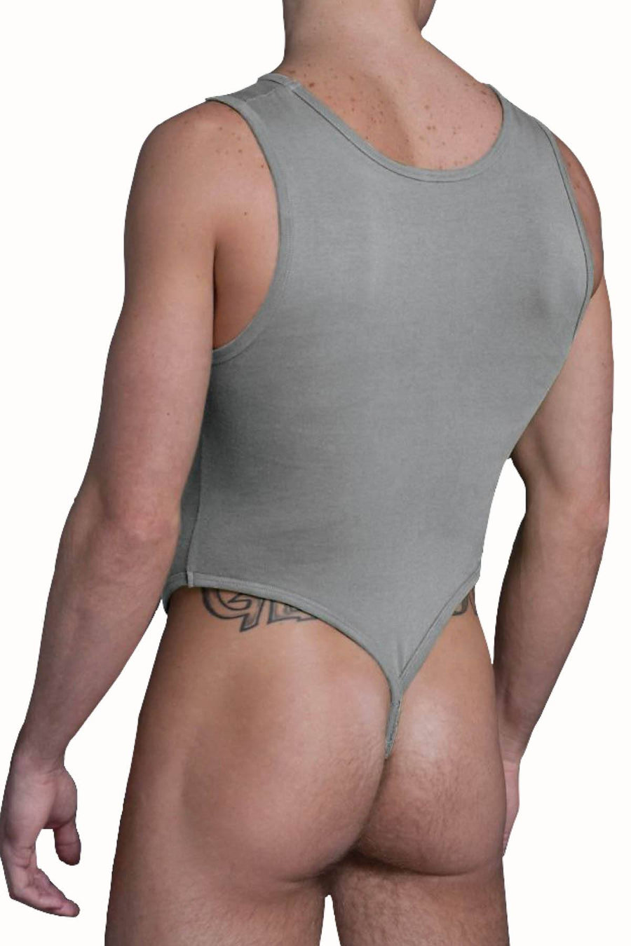 Undergear Grey Tank Thong Onesie
