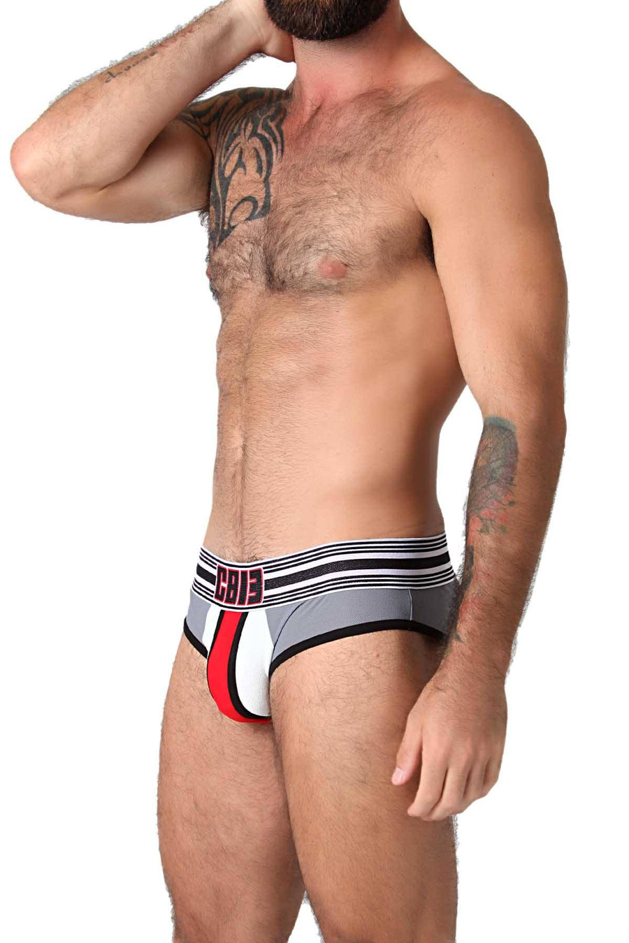 Cellblock 13 Red/White/Grey Cellmate Brief