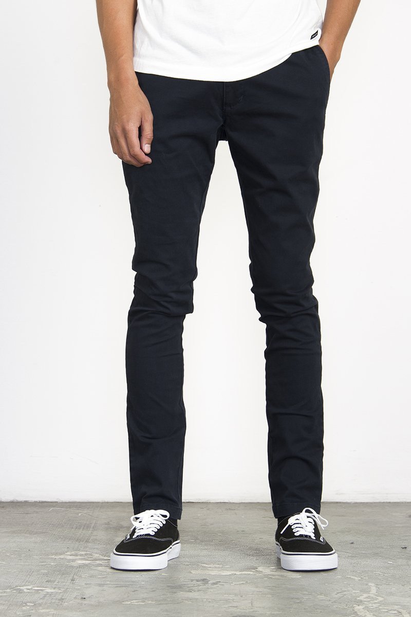 RVCA Stapler Twill Pant Carbon
