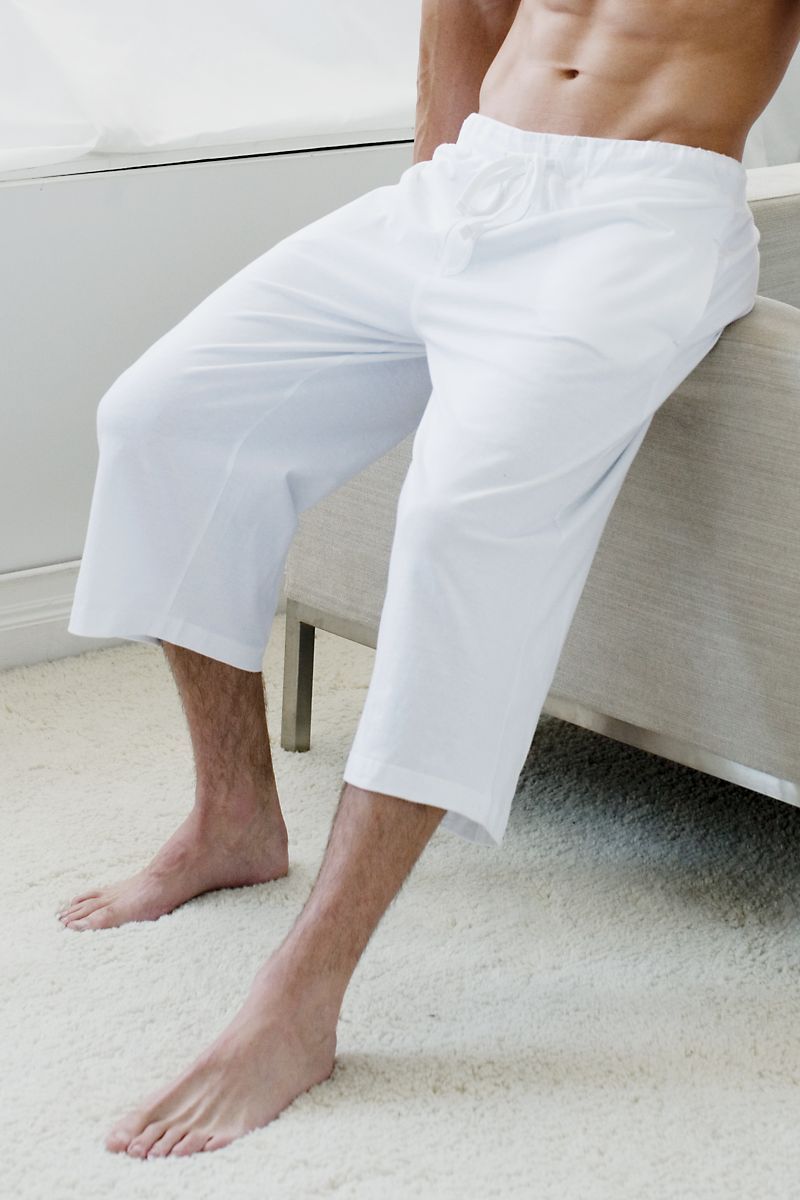 Body Tech White Capri Aero Pant