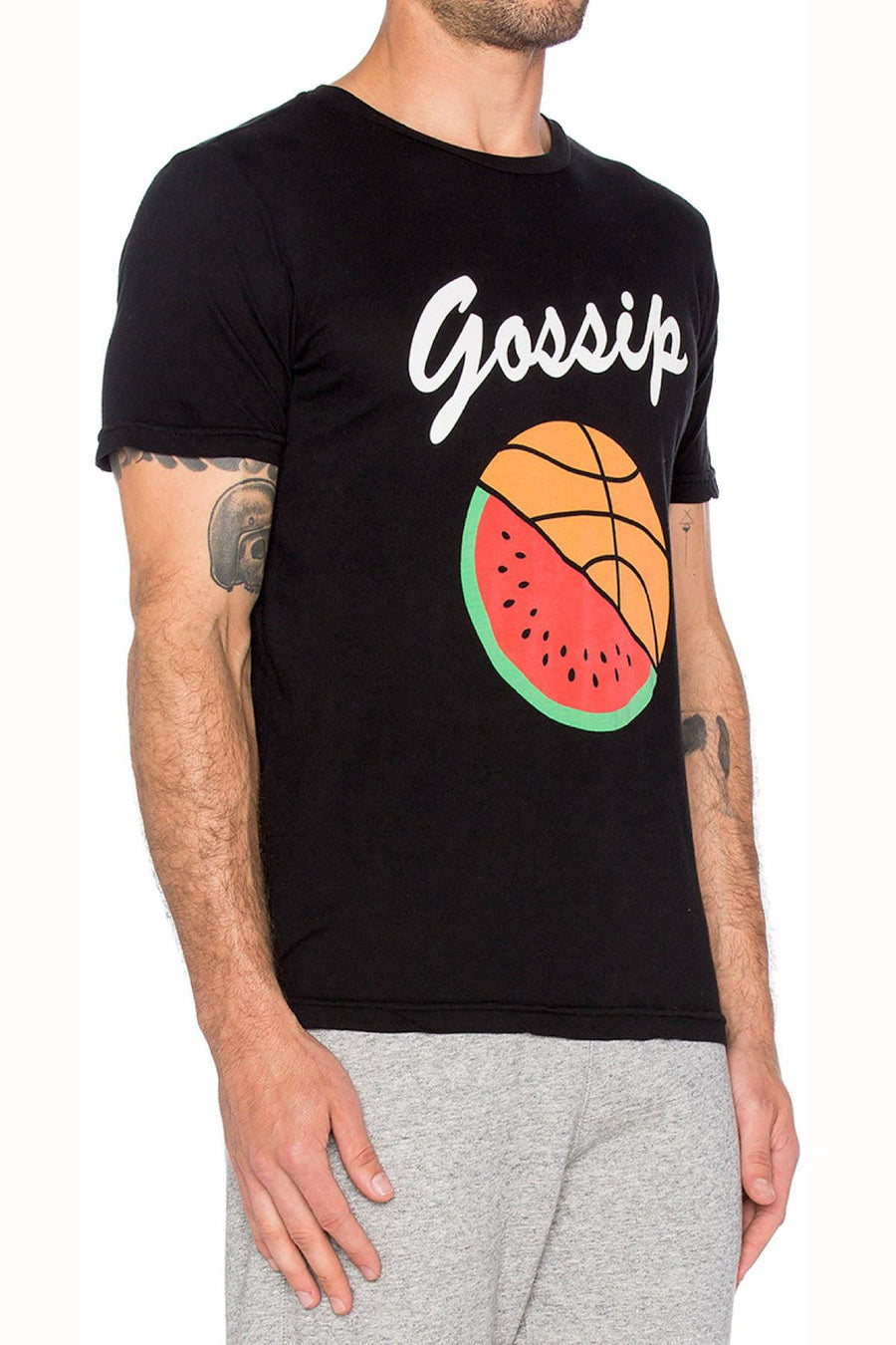 Rxmance Unisex Black Gossip Crew Tee