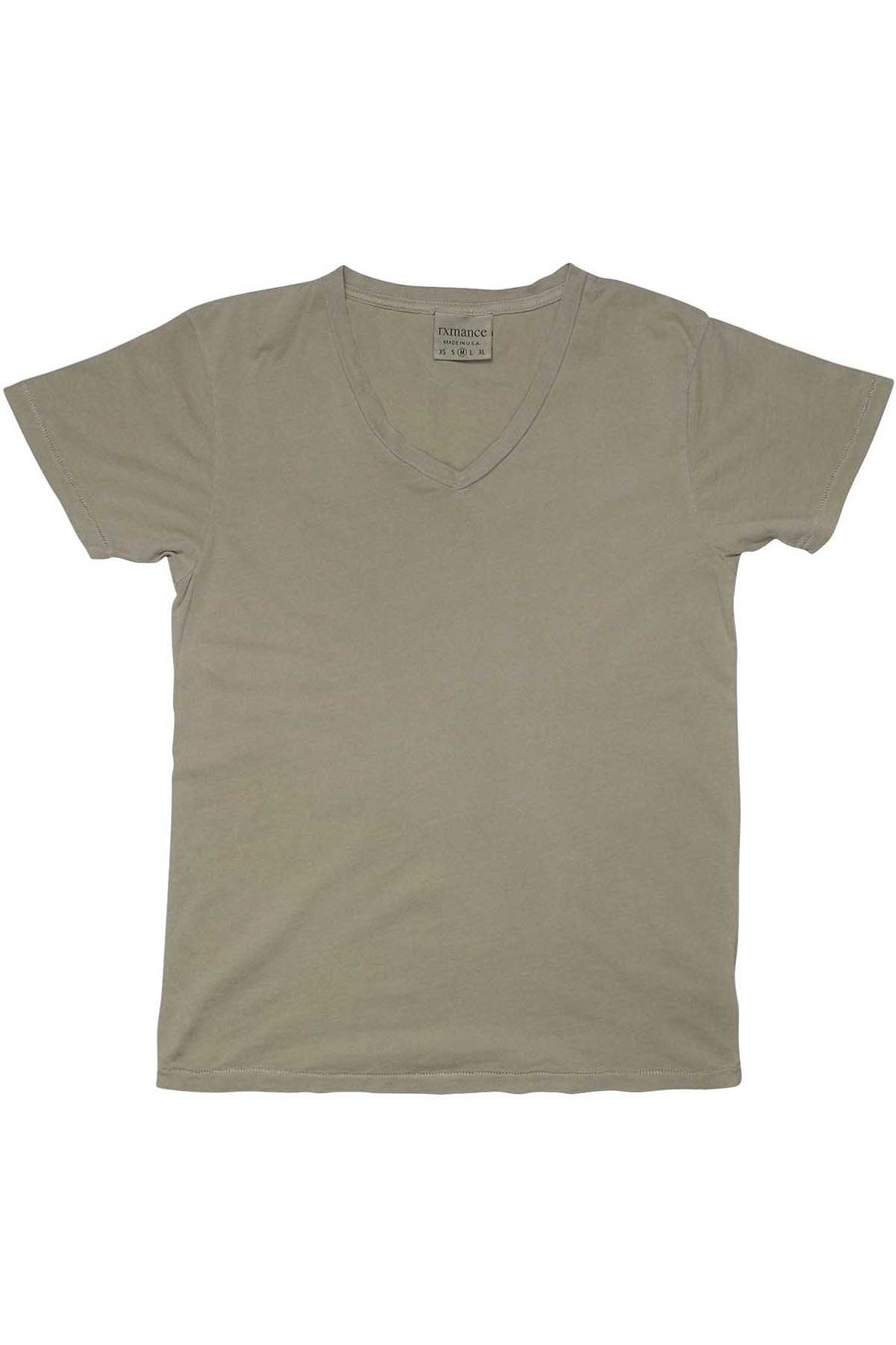 Rxmance Unisex Sport Green V-Neck Tee