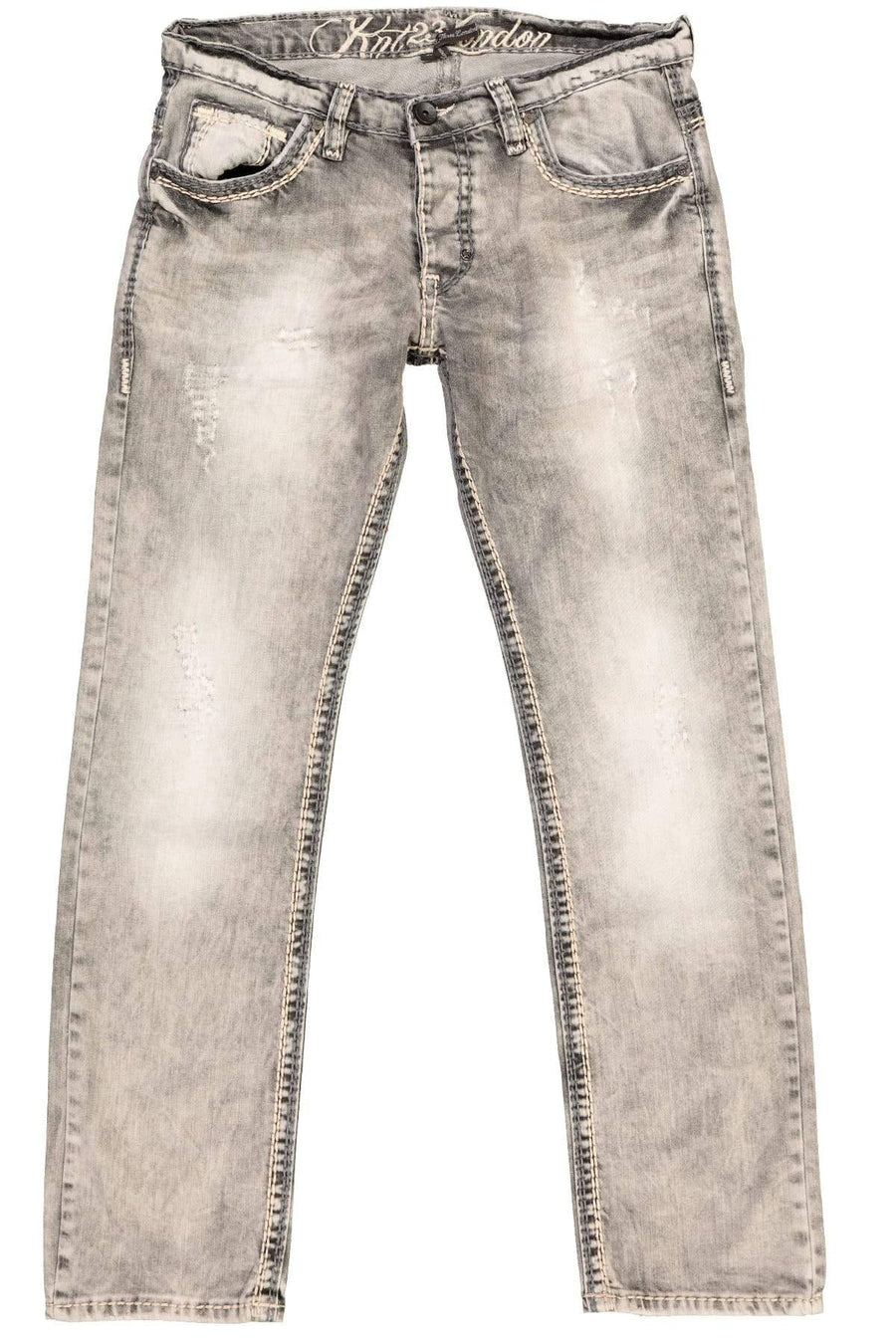 RNT23 Faded Grey Bleach Jean
