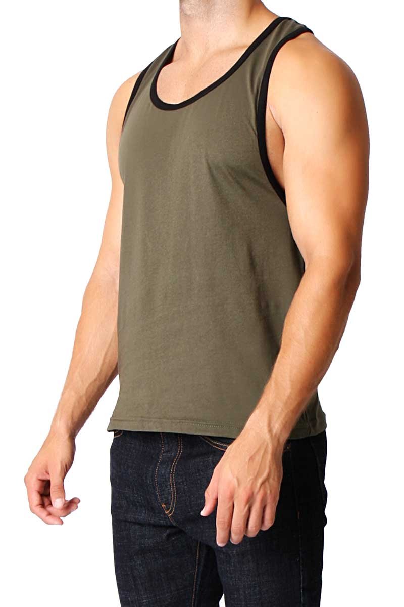 Timoteo Army Green & Black Freedom Tank