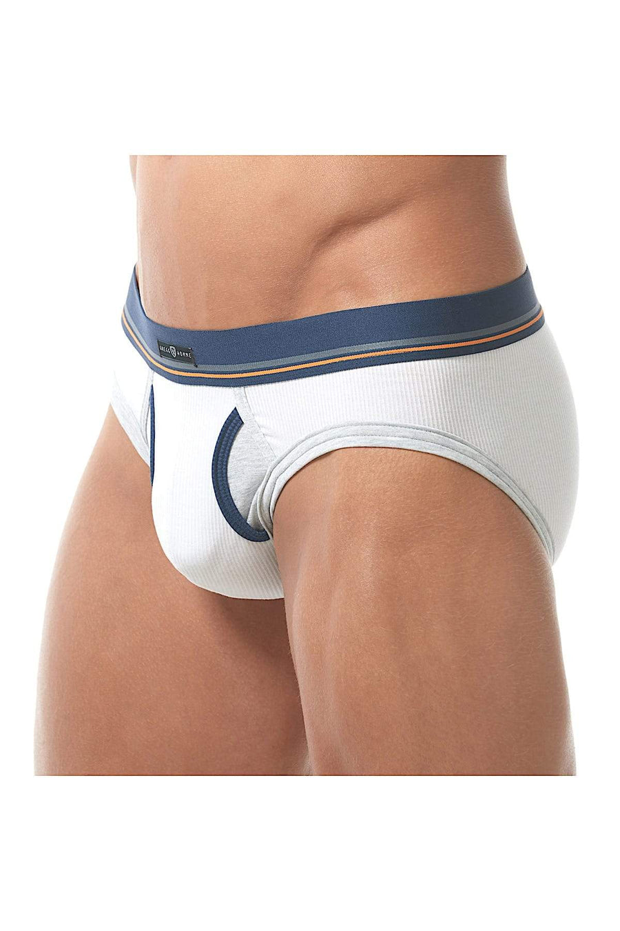 Gregg Homme White Sense Ribbed Modal Brief
