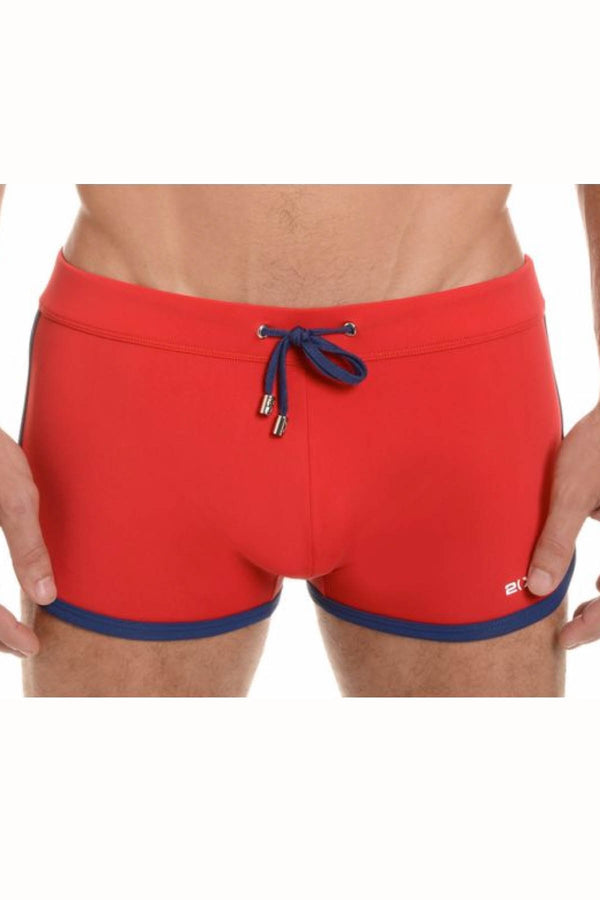 2(X)IST Salsa Red Rio Jogger Swim Trunk