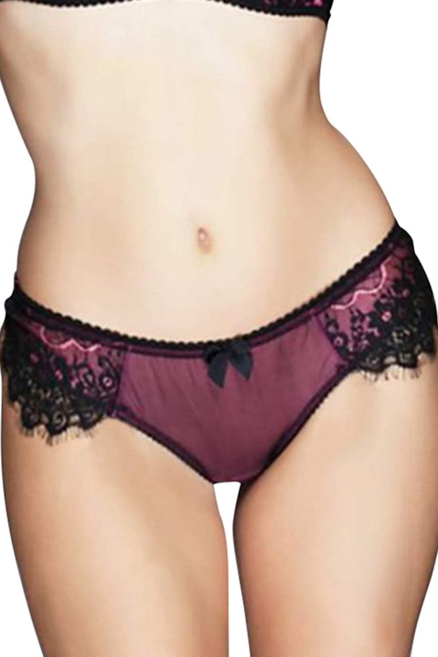 Claudette Neon Pink En Dentelle Bikini